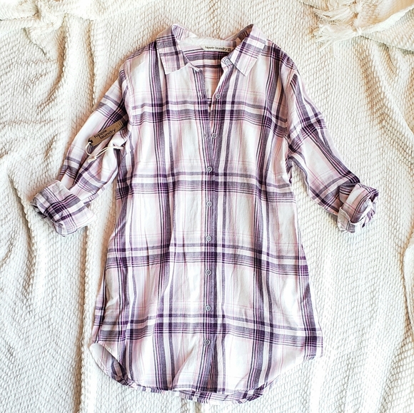 Hippy Laundry Plaid Tunic - Picture 1 of 6